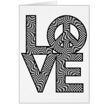 Verifique a urdidura LOVE=Peace