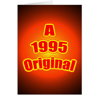 Cartão Vermelho 1995 original