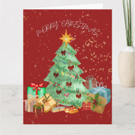 CARTÃO VERMELHO DE NATAL