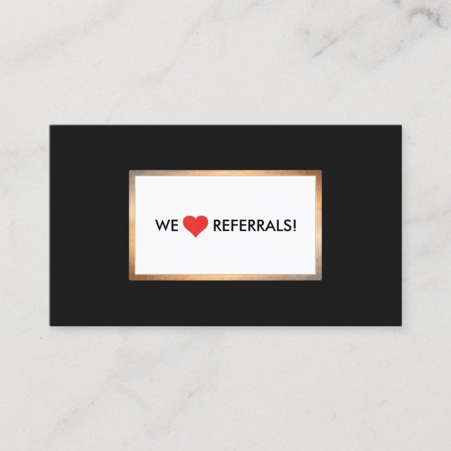 Cartão vermelho de referência do cliente (Frente)