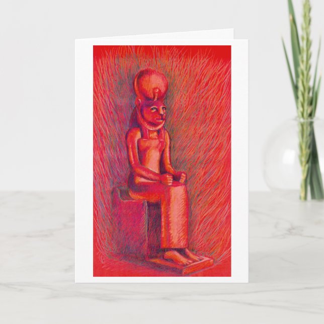Cartão vermelho de Sekhmet (Frente)