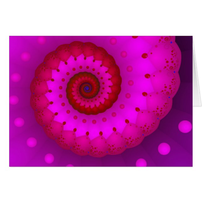 Cartão Vermelho e Rosa (Frente horizontal)