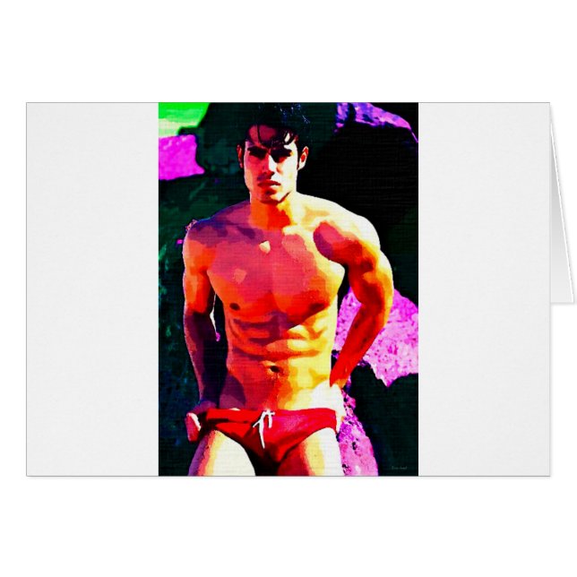 Cartão Vermelho escuro de n (Frente Horizontal)