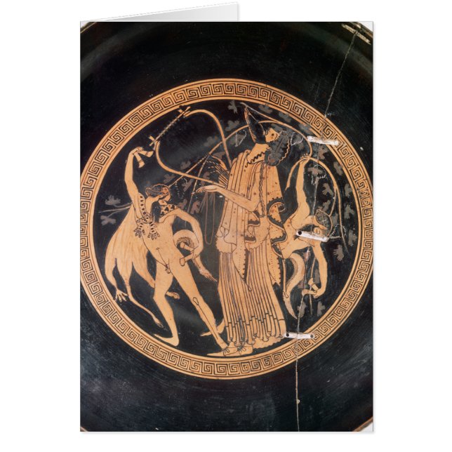 Cartão Vermelho-figura vaso do sótão (Frente)