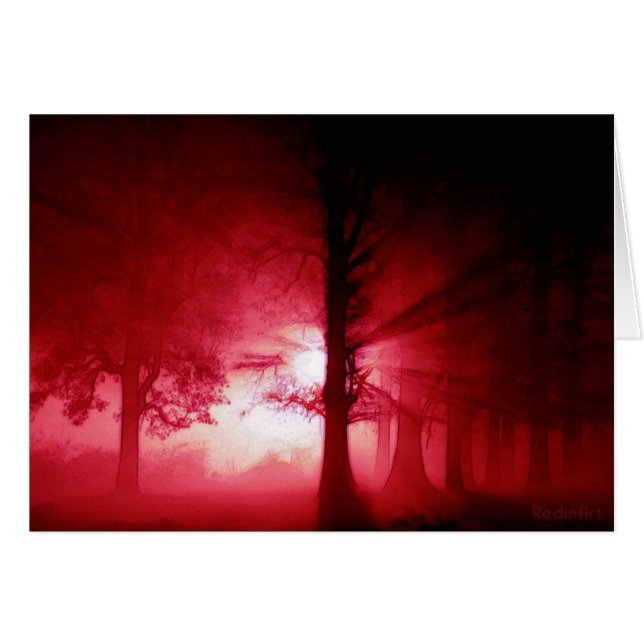 Cartão Vermelho na arte (Frente Horizontal)