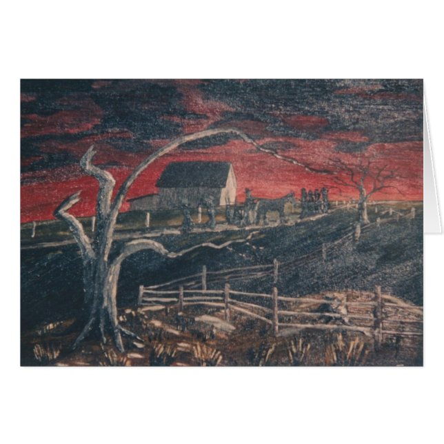 Cartão Vermelho Skys de Frip (Frente Horizontal)