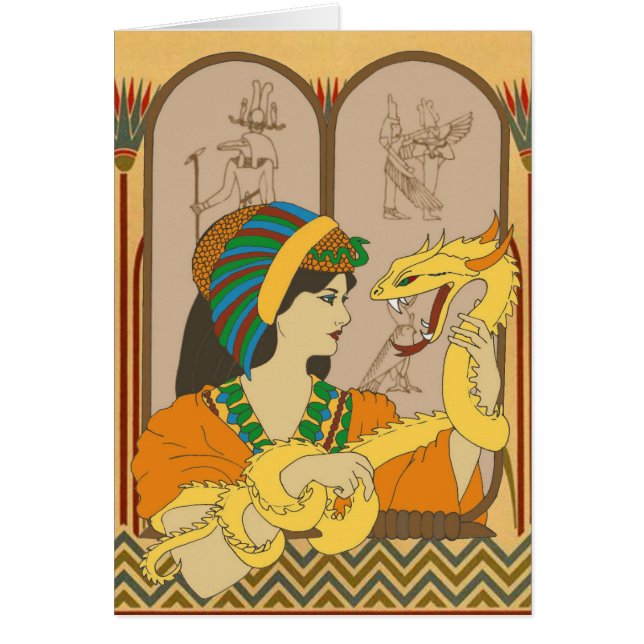 Cartão Vermicelli e papiro (Frente)