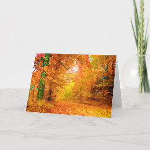 Cartão Vermont Autumn Nature Fine Landscape