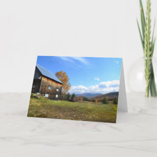 Cartão Vermont Barn Note Card