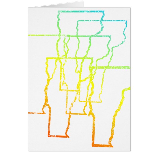 Cartão vermont chill blur (Frente)