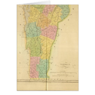 Cartão Vermont EUA