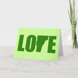 Cartão Vermont Love Greeting Card