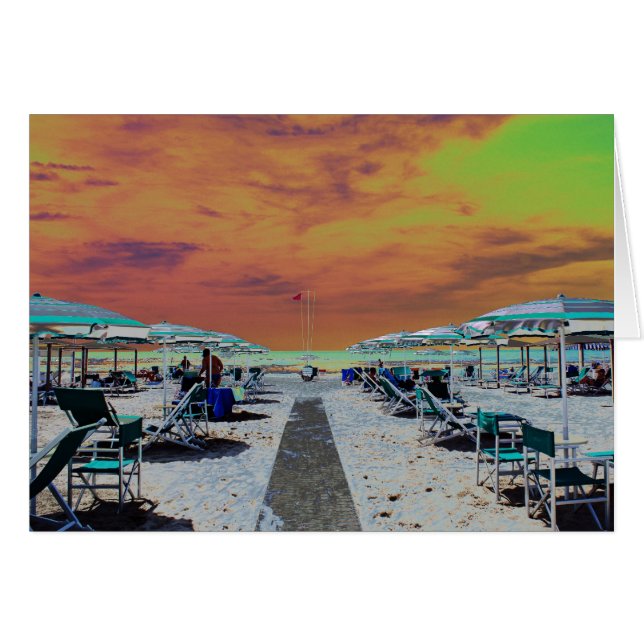 Cartão Versillian Riviera (Frente horizontal)