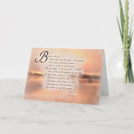 Cartão Verso da bíblia do 1:1 dos salmos inspirado