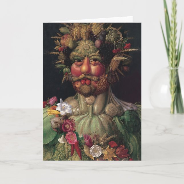 Cartão Vertumnus - Giuseppe Arcimboldo (Frente)