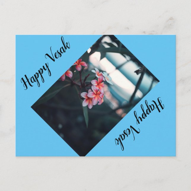 cartão vesak (Frente)