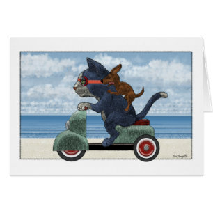 Cartão Vespa de bate-papo