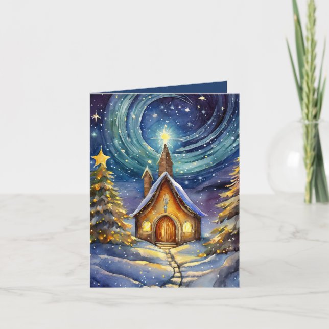 Cartão Véspera de Natal (Frente)