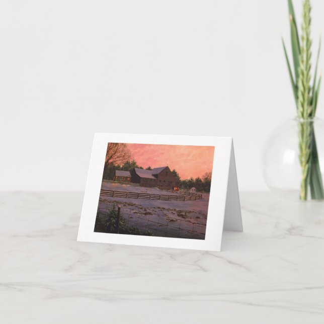 Cartão "Véspera de Natal" de Paul McGehee (Frente)