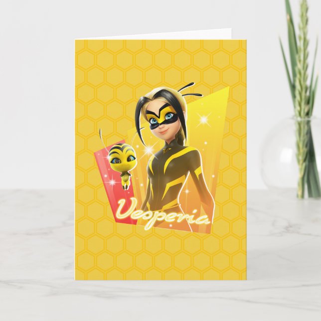 Cartão Vesperia e pólen (Frente)