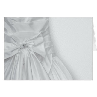 Cartão Vestido de casamento