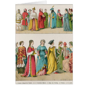 Cartão Vestido italiano