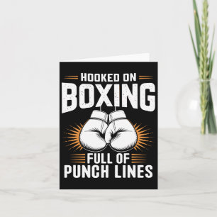 Cartão Vestido No Cheio De Boxing Lines Dos Esportes De B