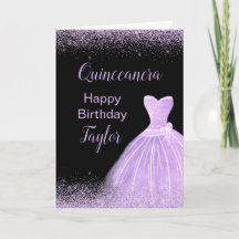 Vestido Roxo Claro de Quinceanera Brilho Falso