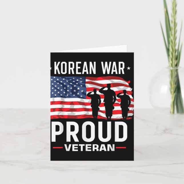 Cartão Veterano da Guerra da Coreia  (Frente)