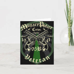 Cartão Veterano da Polícia Militar 95 Bravo
