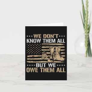 Cartão Veterano Patriótico Bandeira Dos Eua 4 De Julho De