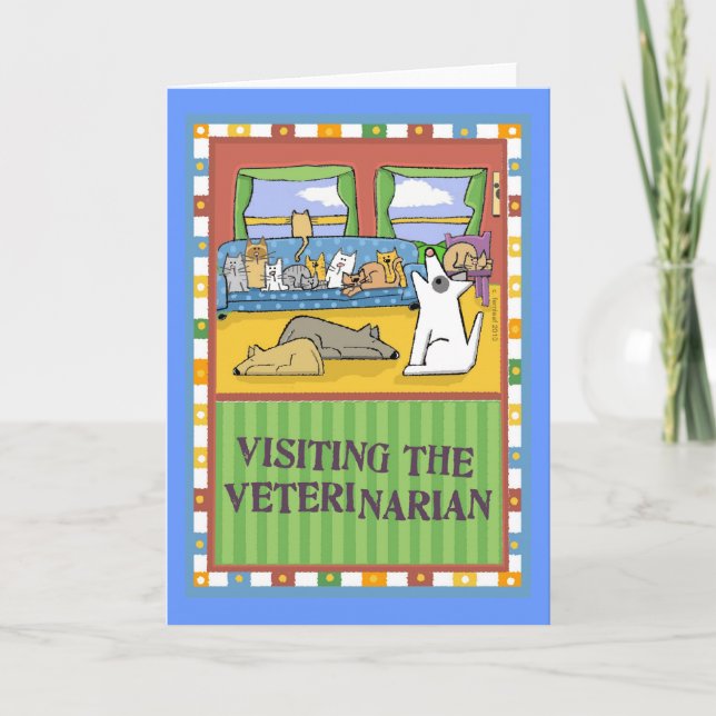 Cartão Veterinarian Thank-You Card (Frente)