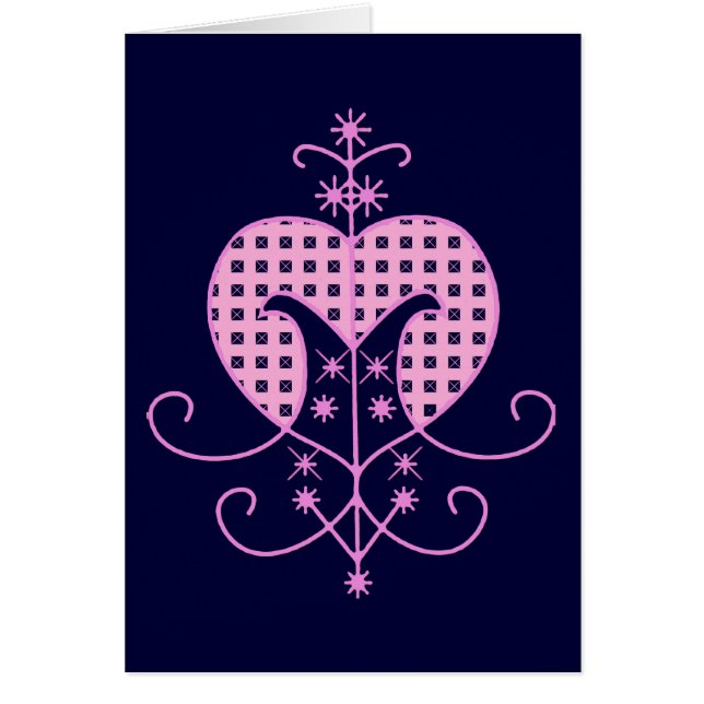 Cartão Veve para Erzulie Freda (Frente)