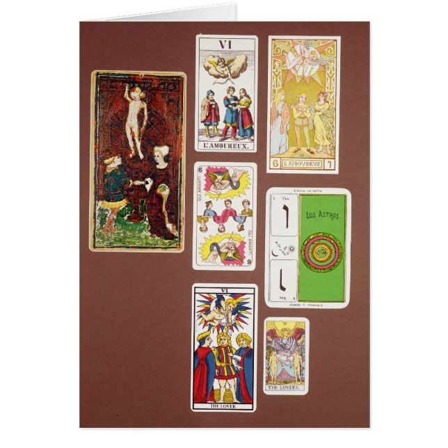 Cartão VI os amantes (Frente)