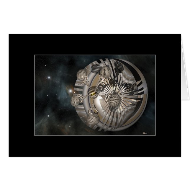 Cartão Viagem às estrelas (Frente Horizontal)