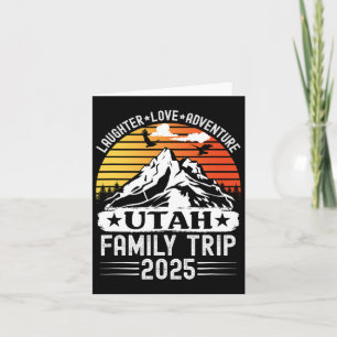 Cartão Viagem da Família Utah 2025, Aventura para Campos 
