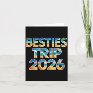 Cartão Viagem das melhores amigas 2026 férias de cruzeiro