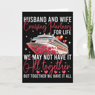 Cartão Viagem de Aniversário de Casamento de Cruzeiro de