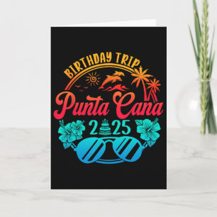 Cartão Viagem de Aniversário para Punta Cana 2025 Cruzeir