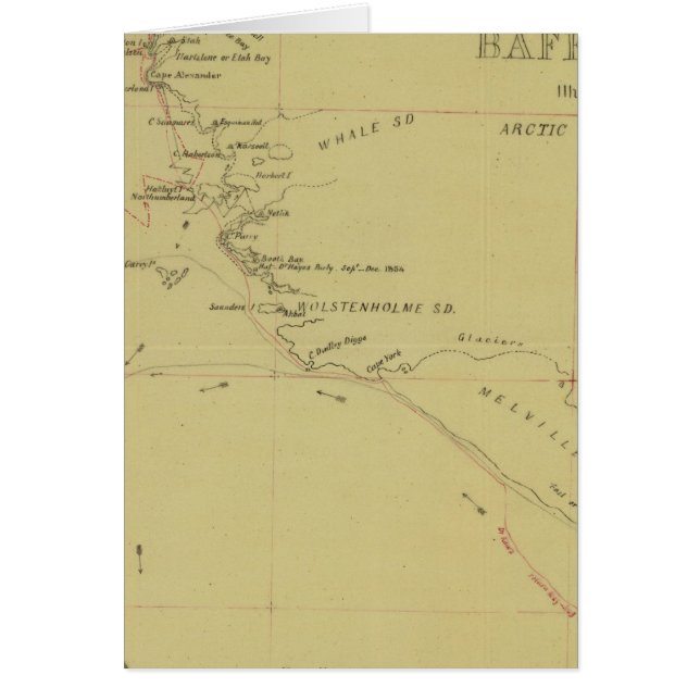 Cartão Viagem de Baía de Baffin (Frente)