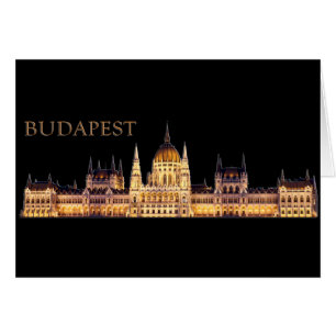 Cartão Viagem de Budapeste Souvenir
