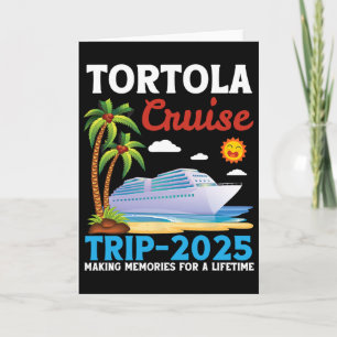 Cartão Viagem de Cruzeiro em Tortola 2025 Criando Memória