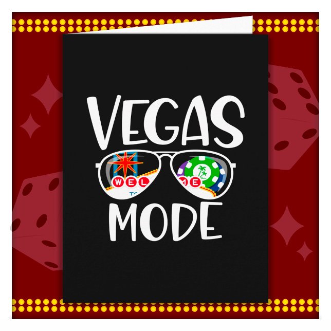 Cartão Viagem de férias em Las Vegas Modo Vegas Férias em (Criador carregado)