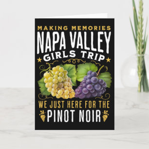 Cartão Viagem de Garotas do Vale de Napa pelo Tour da Vin