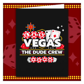 Cartão Viagem de Las Vegas, Dude Crew Boys, em Las Vegas