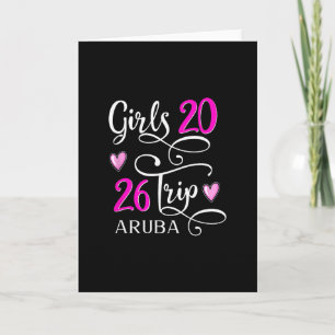 Cartão Viagem de Meninas 2026 Férias Aruby Cruzeiro de Pr