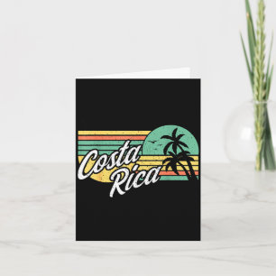 Cartão viagem de meninas da costa rica correspondendo fér