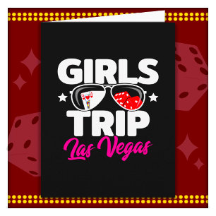 Cartão Viagem de Meninas Las Vegas Férias Viagem de Menin