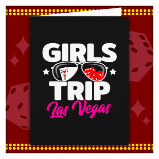 Cartão Viagem de Meninas Las Vegas Férias Viagem de Menin