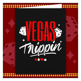 Cartão Viagem de Meninas para Las Vegas Aniversário de La